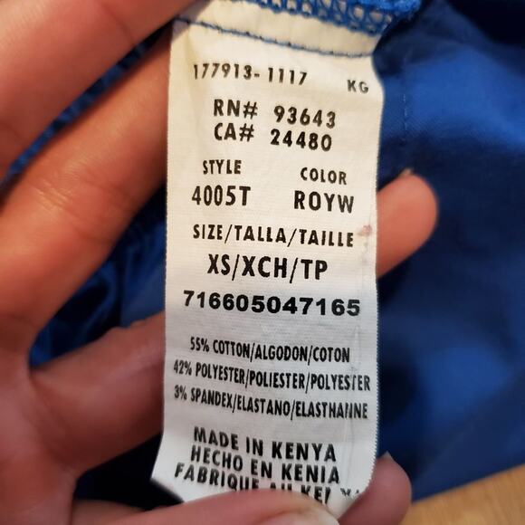 Cherokee workwear xs tall blue scrub pants - Picture 9 of 10